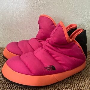 The North Face Vibrant Pink and Orange Booties